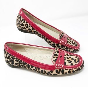 Sperry Animal Print Loafer, EUC, sz 8